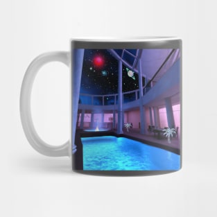 starry pool Mug